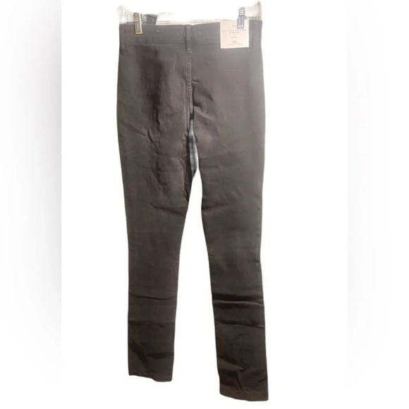 NWT Zara The Olivia split hem straight edge black stylish trendy 2 pckt jeans 6 - Picture 3 of 4